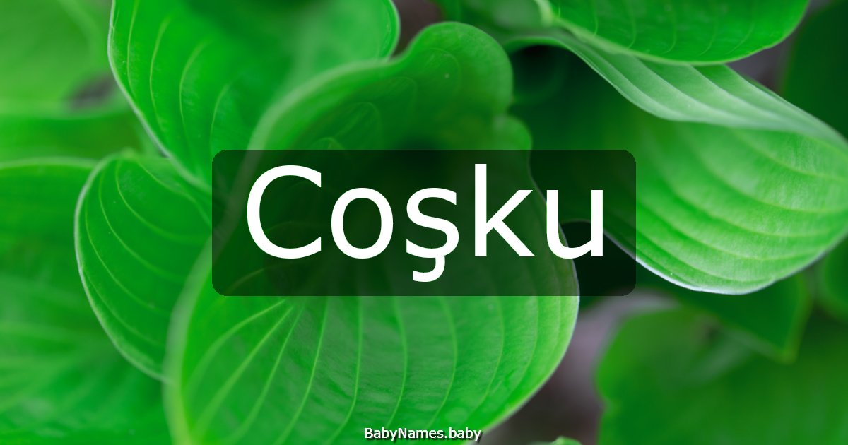 Coşku