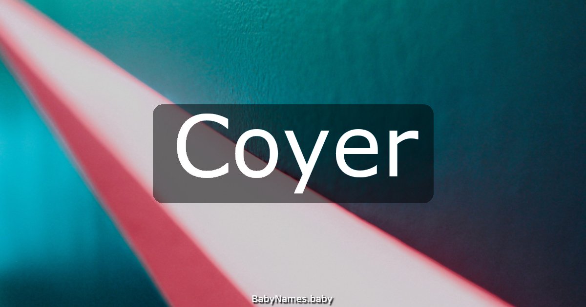 Coyer