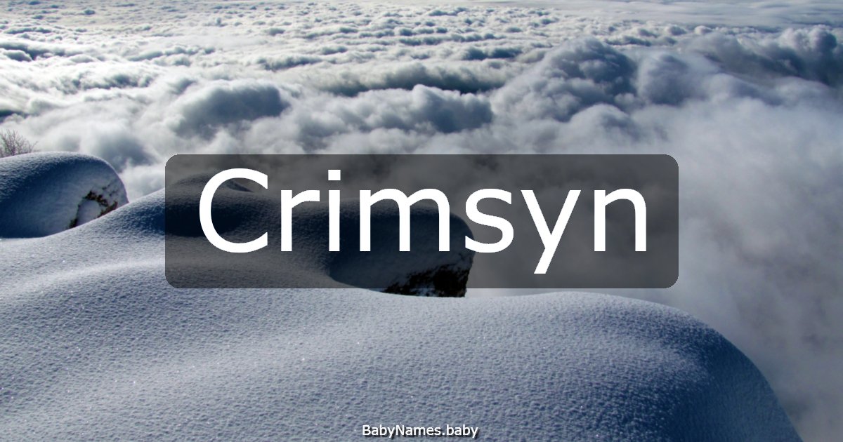 Crimsyn
