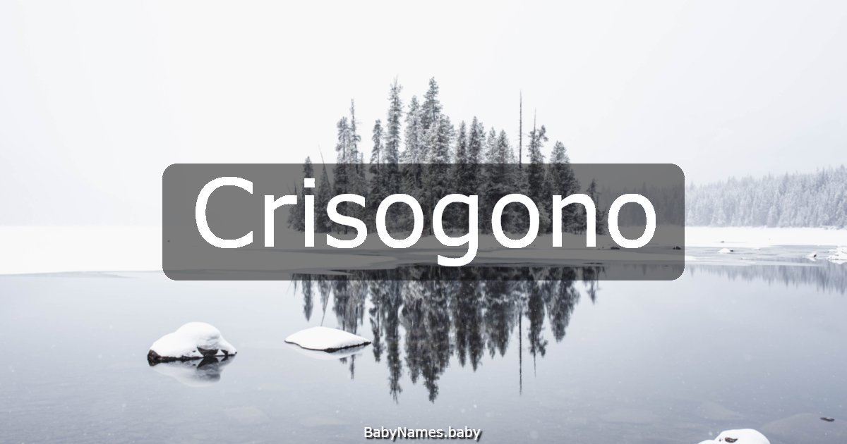 Crisogono