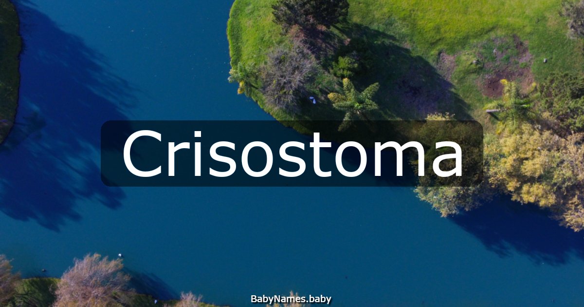 Crisostoma