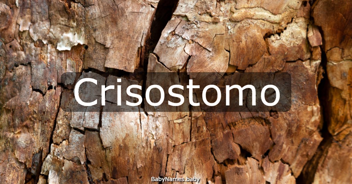 Crisostomo