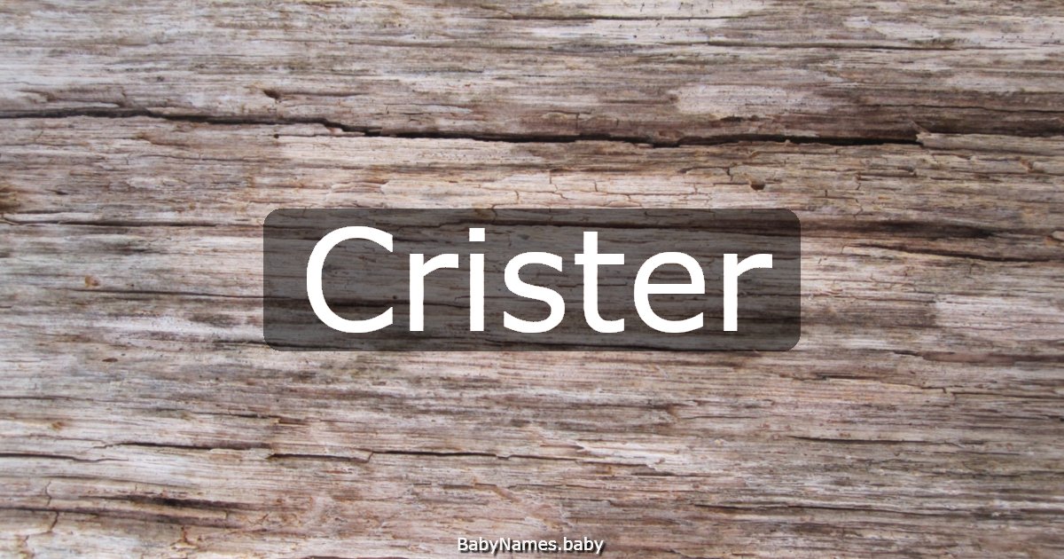 Crister