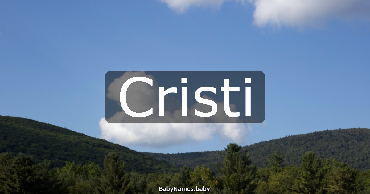 Cristi