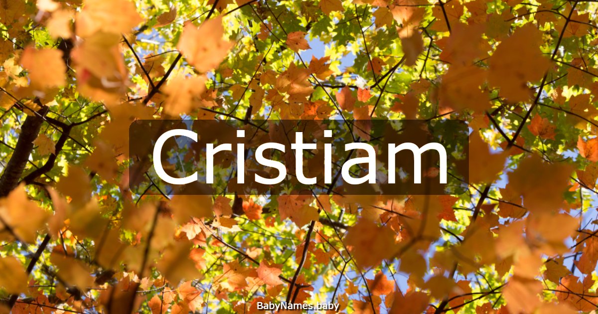 Cristiam
