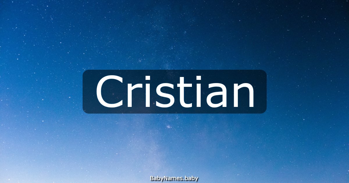 Cristian