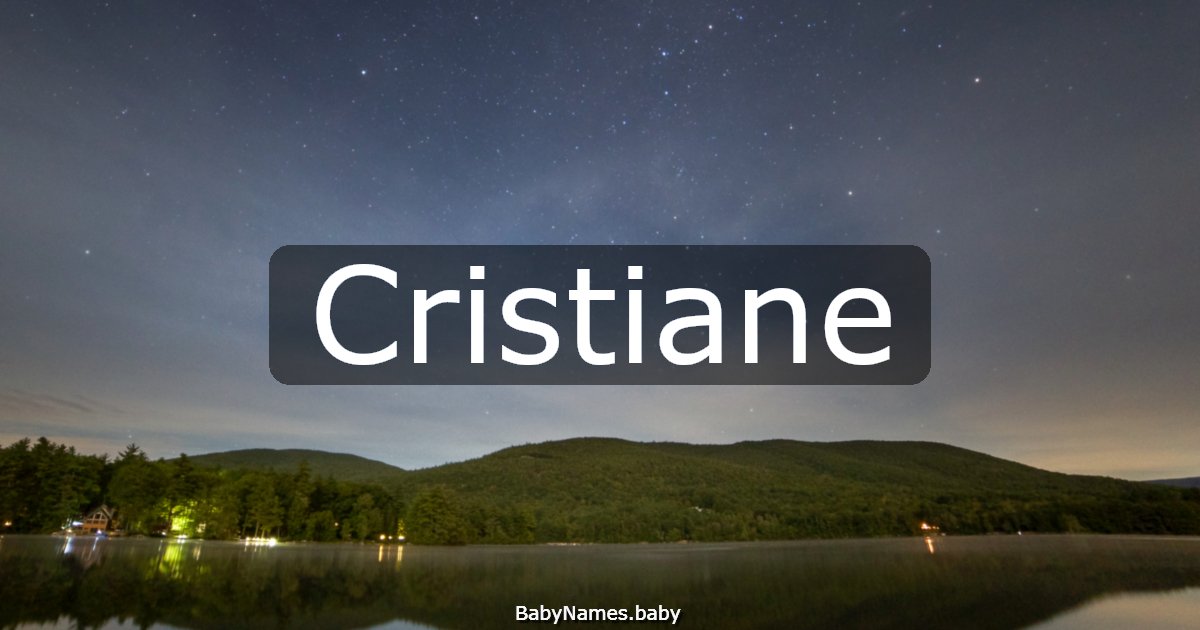 Cristiane
