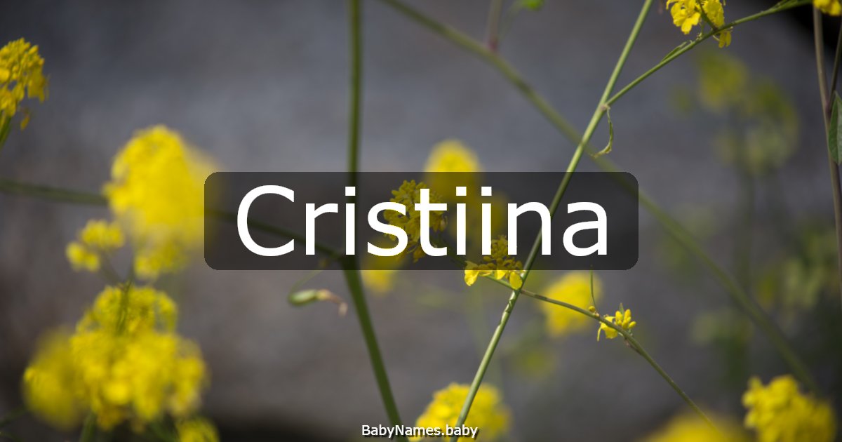 Cristiina