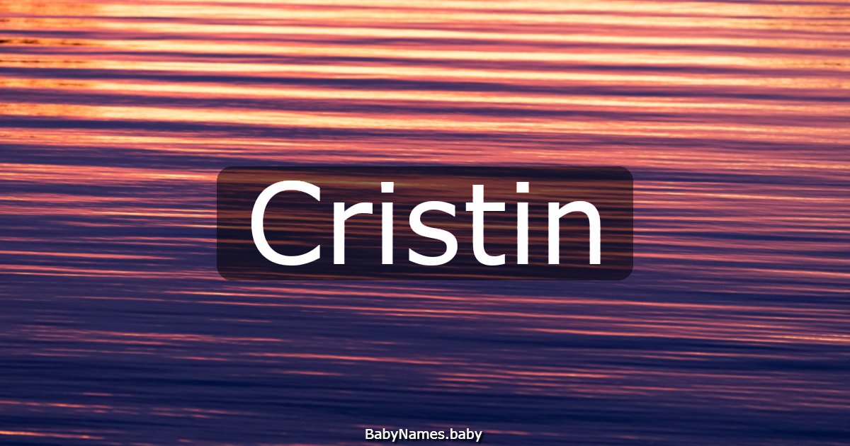 Cristin