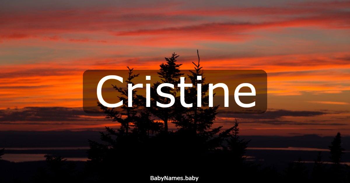 Cristine