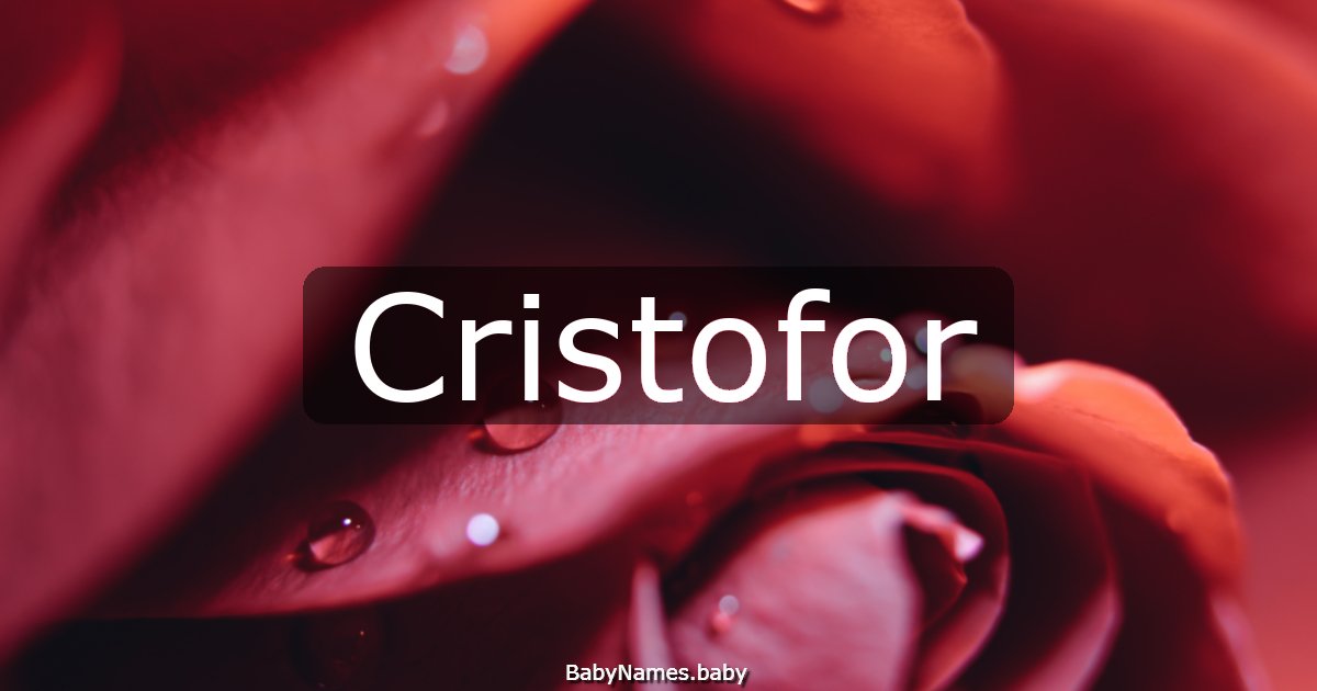 Cristofor
