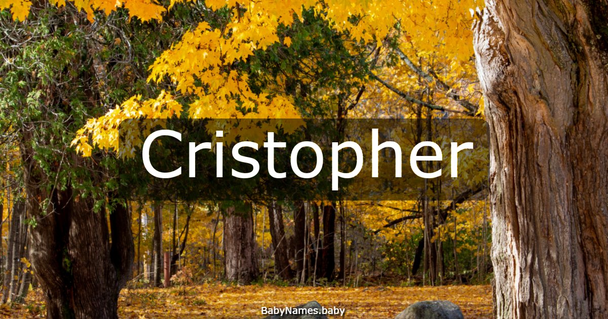 Cristopher