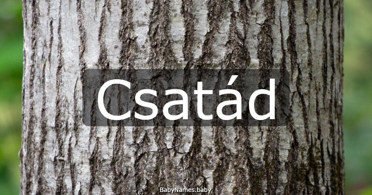 Csatád