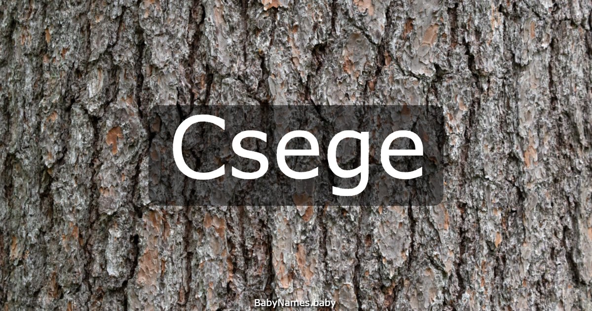 Csege