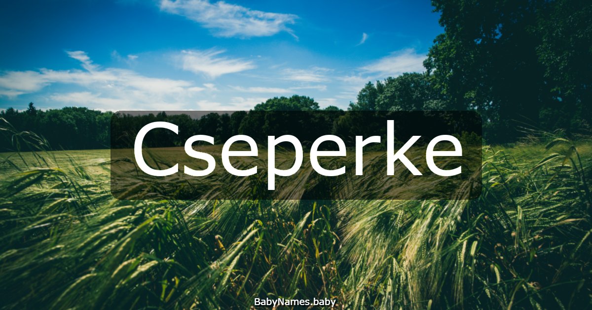 Cseperke