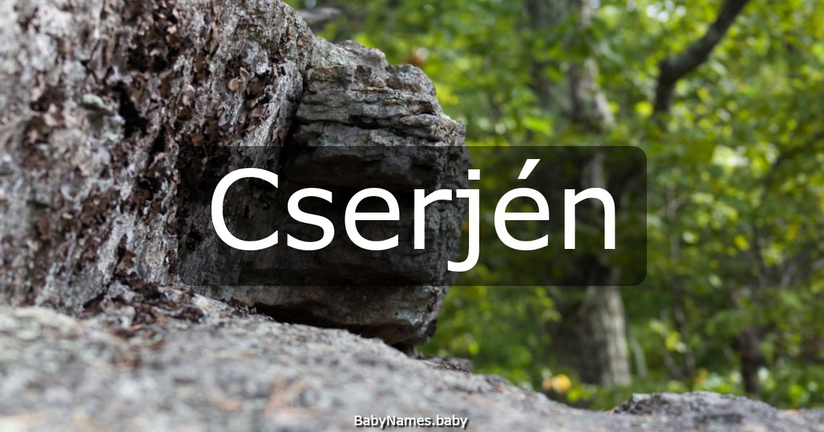 Cserjén