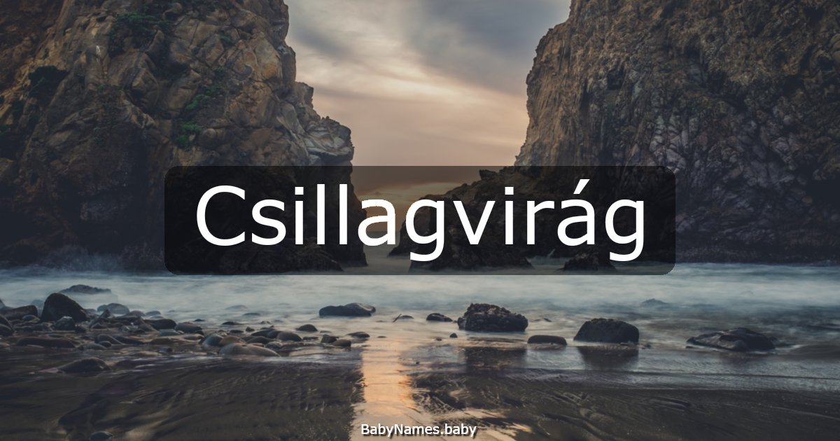 Csillagvirág