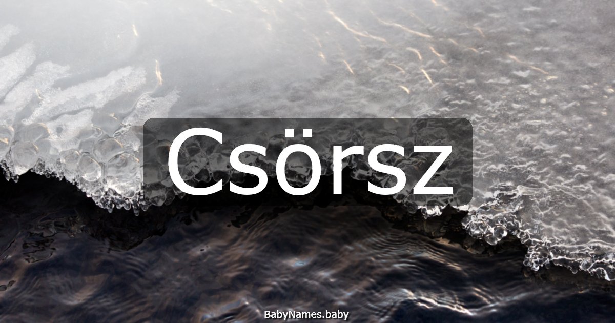Csörsz