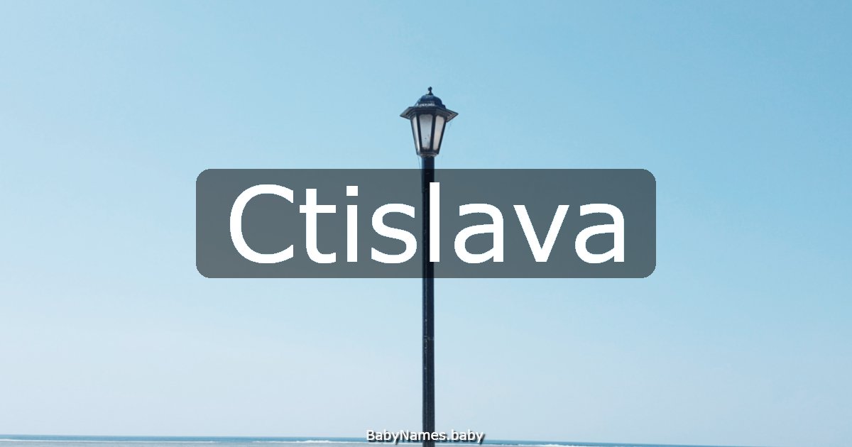 Ctislava