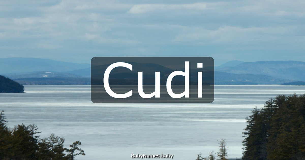 Cudi