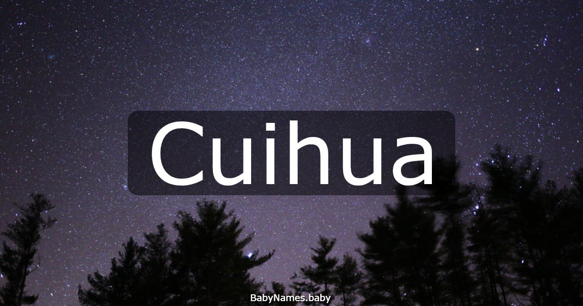 Cuihua