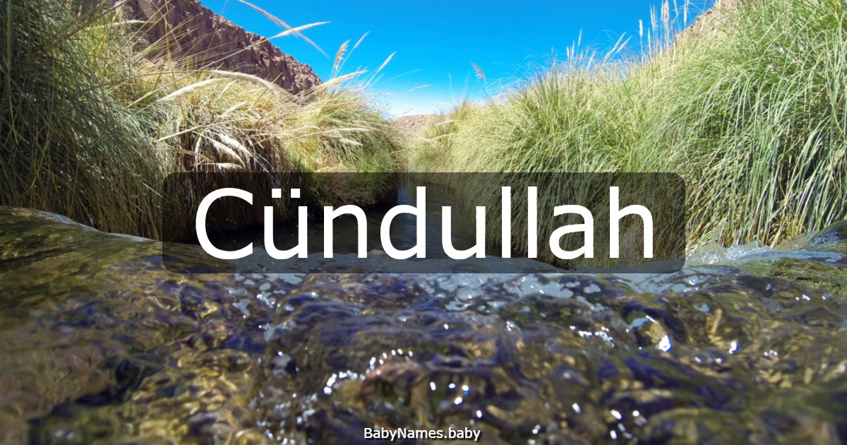 Cündullah