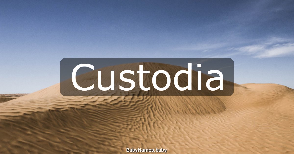 Custodia