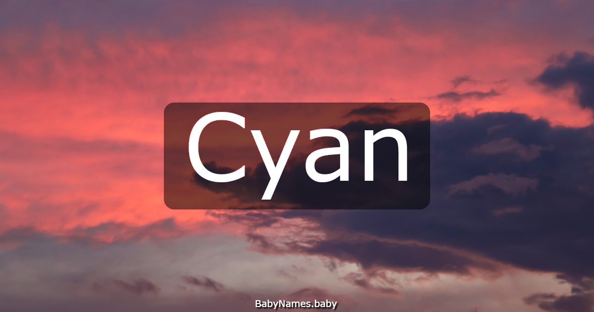 Cyan