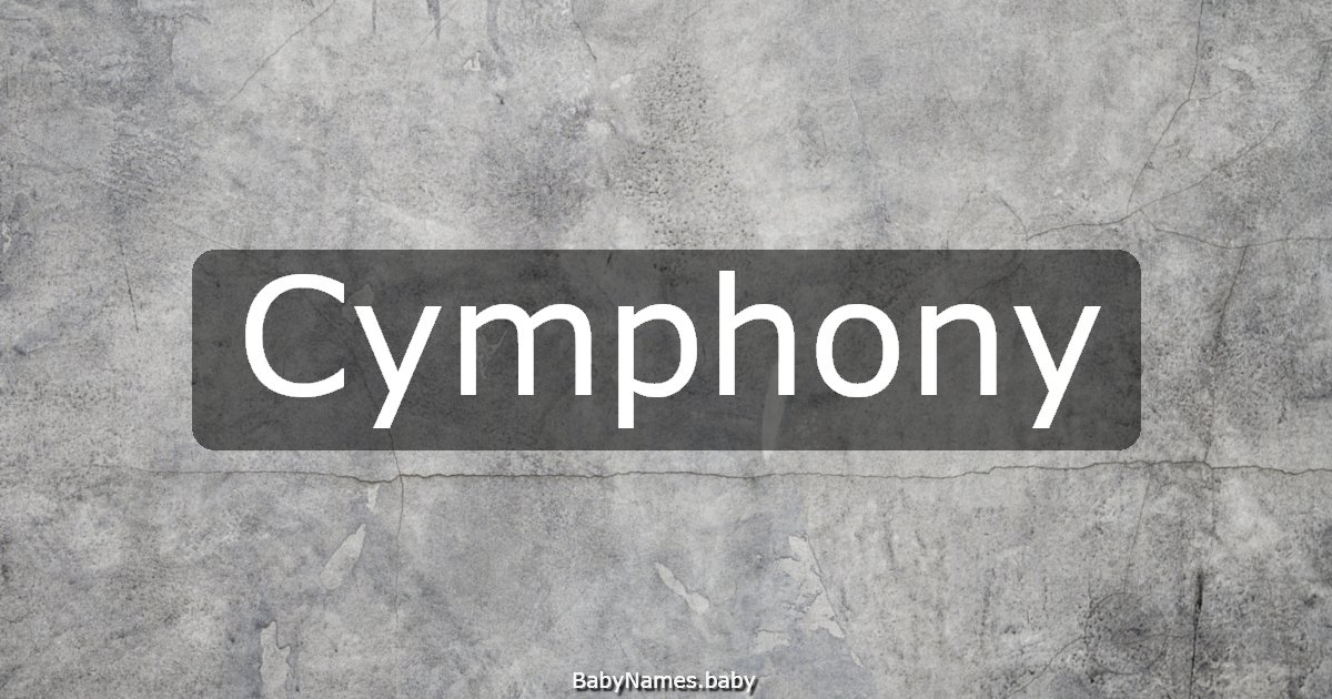 Cymphony