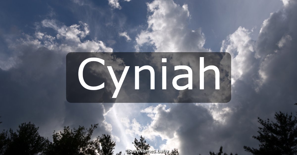 Cyniah