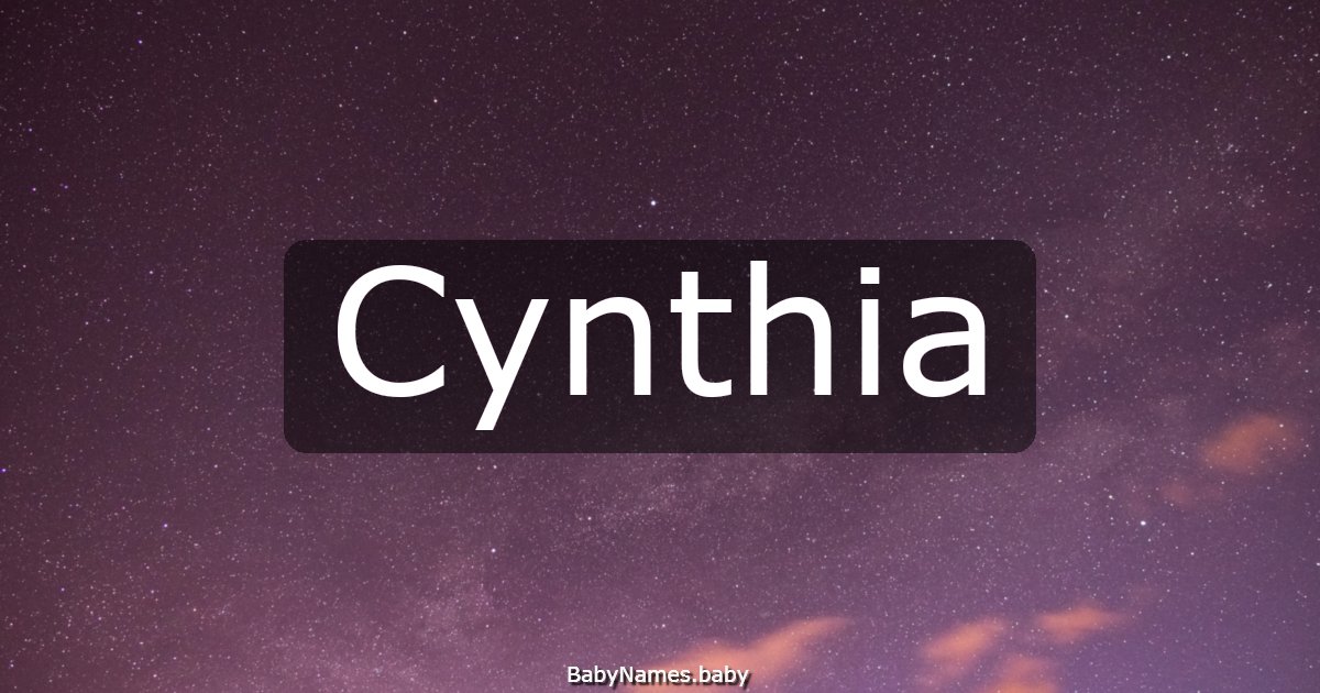 Cynthia