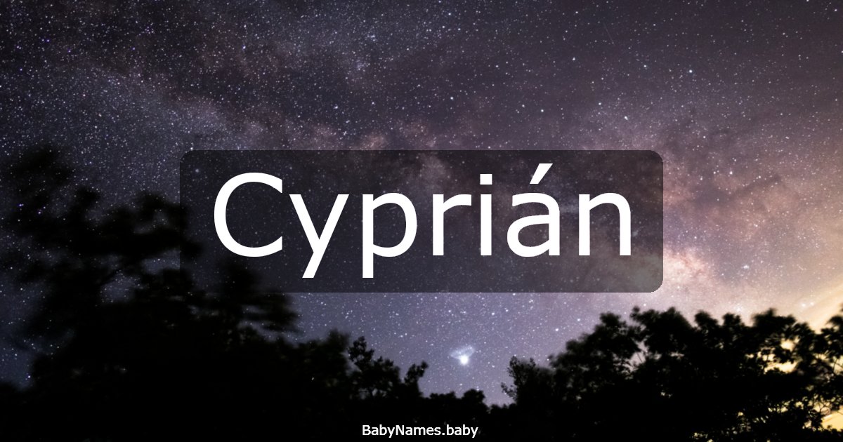 Cyprián