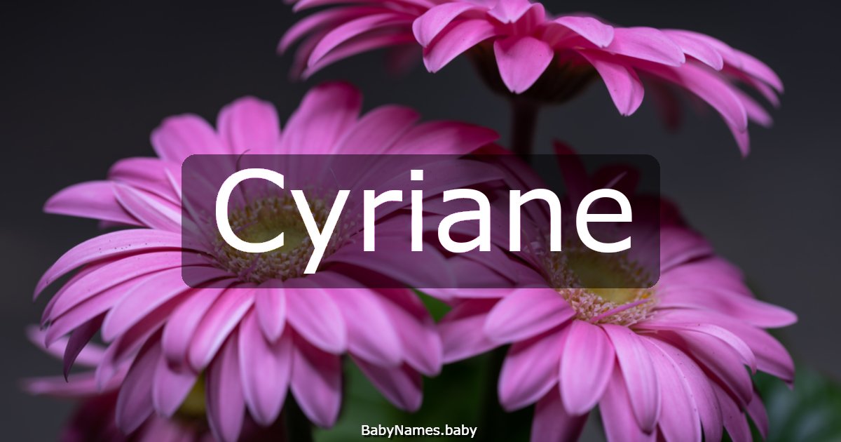 Cyriane