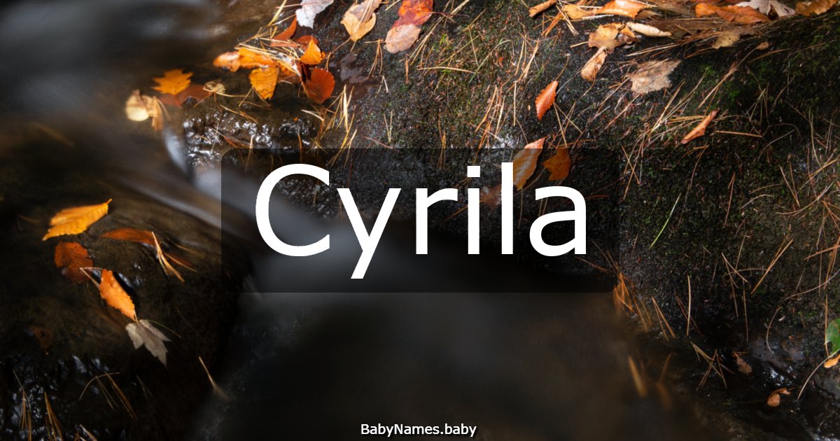 Cyrila