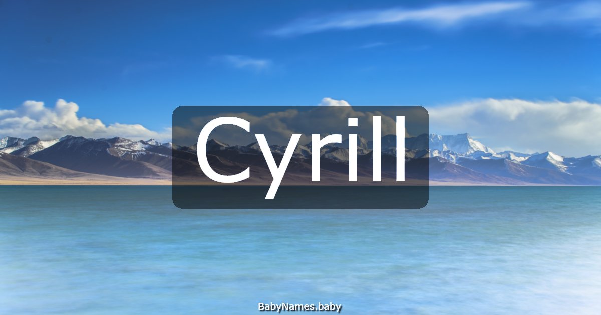 Cyrill