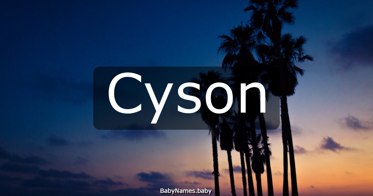 Cyson