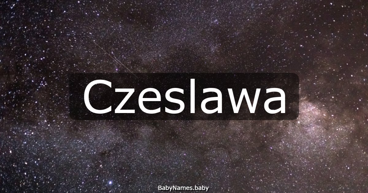 Czeslawa