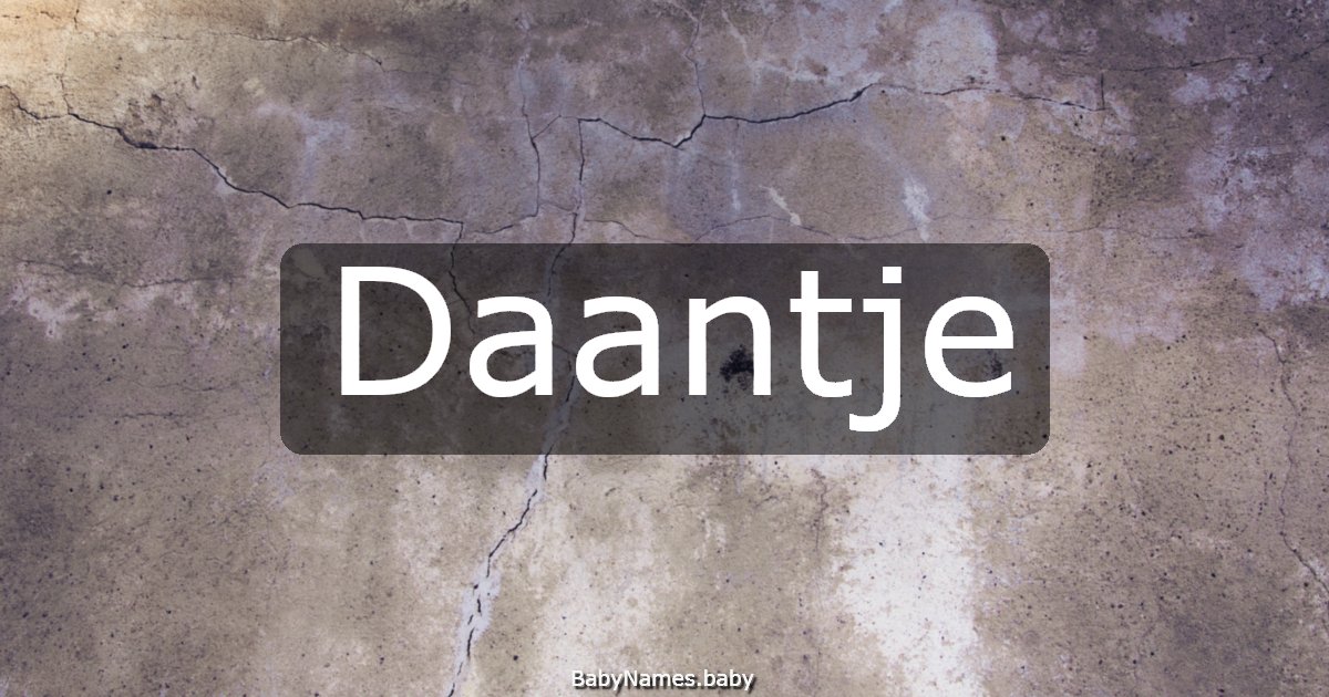Daantje