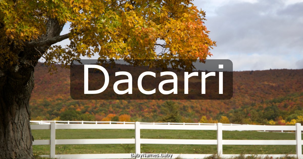 Dacarri