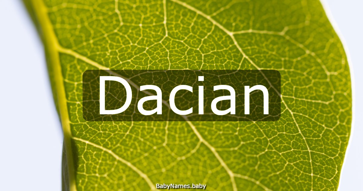 Dacian