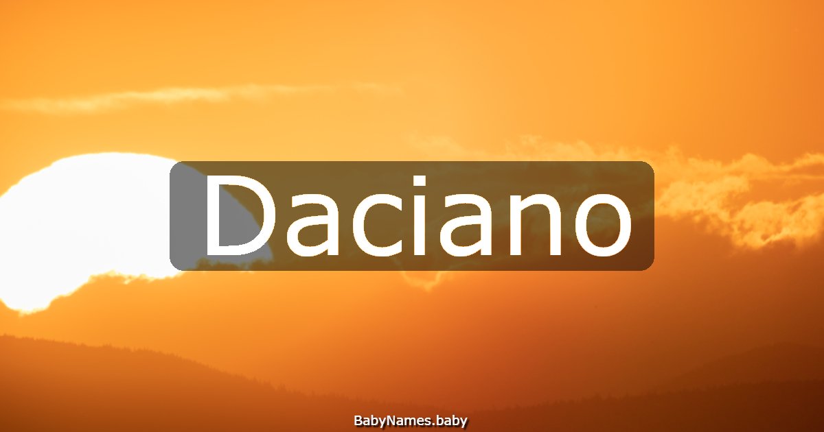 Daciano