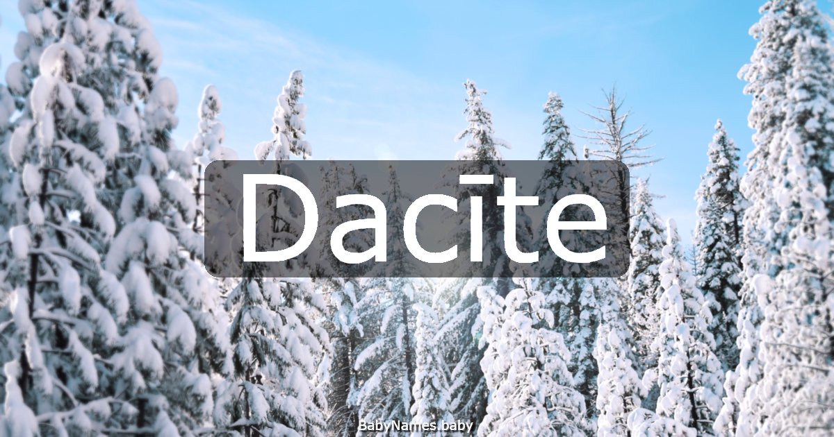 Dacīte