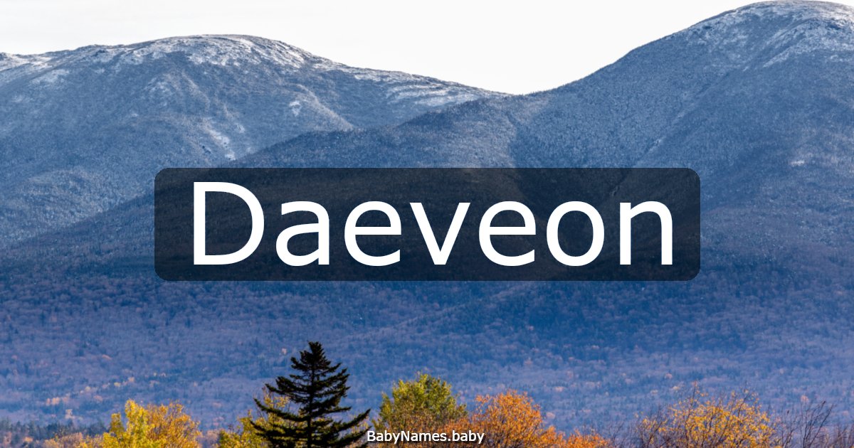 Daeveon