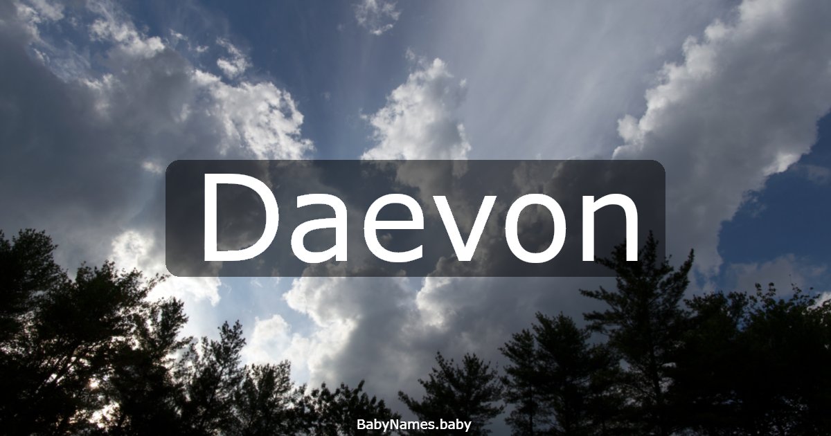 Daevon