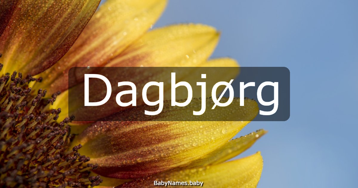 Dagbjørg