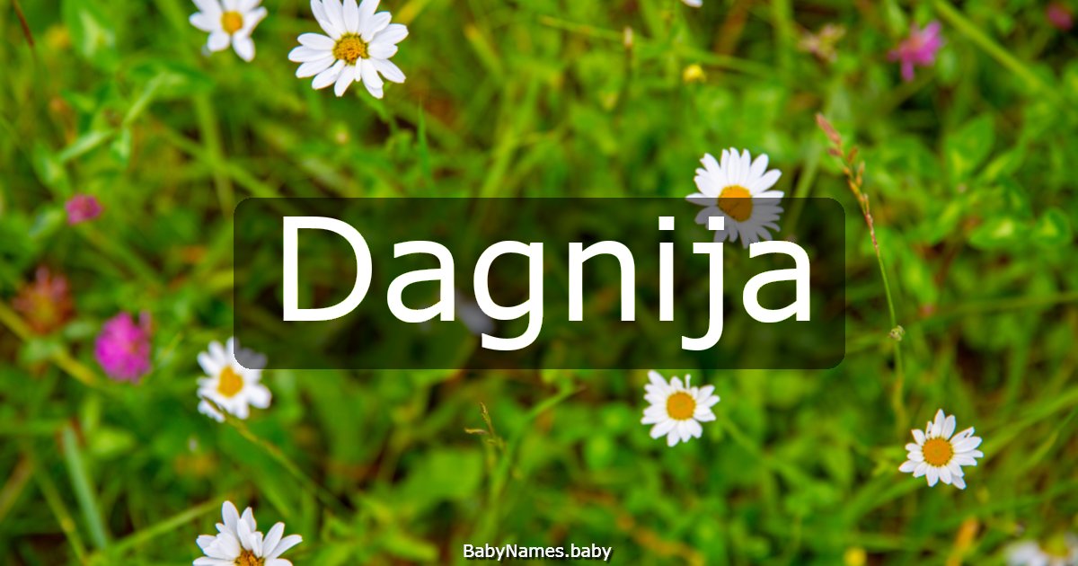 Dagnija