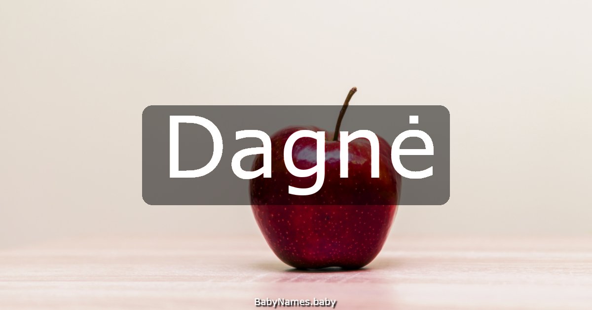 Dagnė
