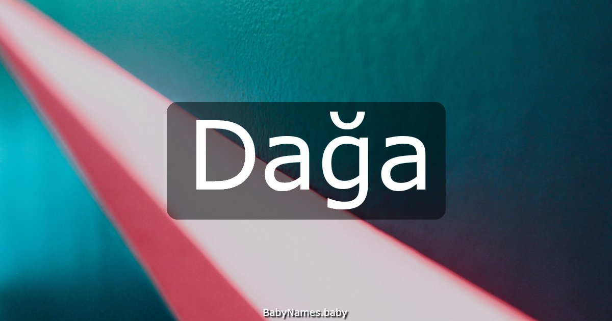 Dağa