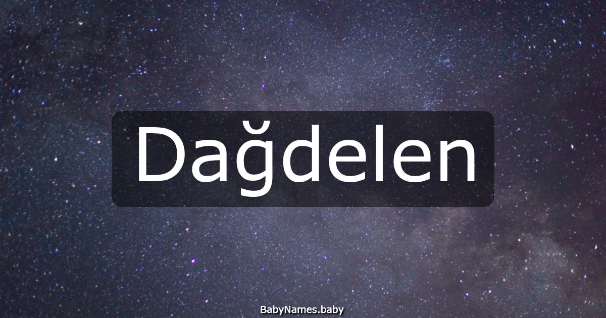 Dağdelen