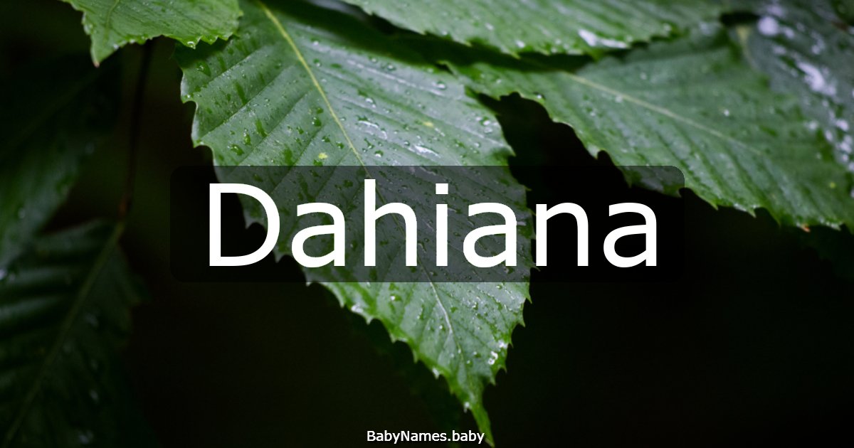 Dahiana